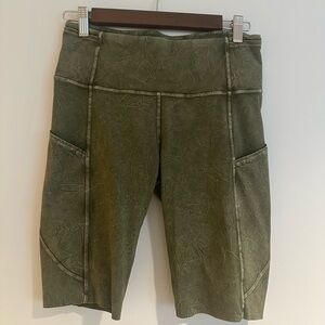 Lululemon Athletica Forest Green Athletic Shorts